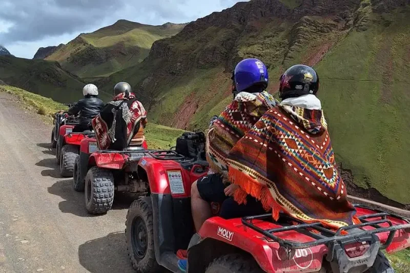 rainbow mountain quad tour