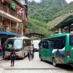Bus to Machu Picchu Citadel
