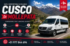 Cusco to Mollepata Bus + breakfast