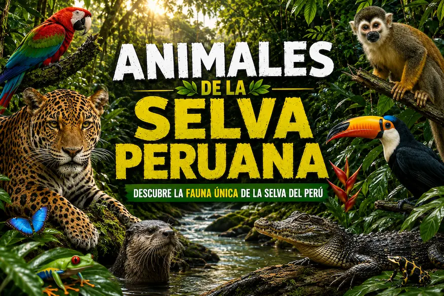 Animales de la selva peruana: lista, nombres y especies de la Amazonía