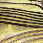 Andenes agrícolas circulares del complejo arqueológico de Moray en Cusco